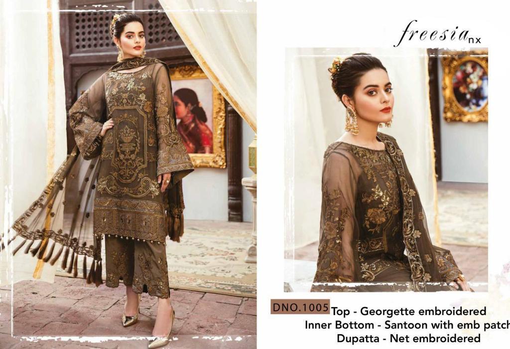 PAKISTANI SUITS D NO 1005 (1) BY FREESIA nx